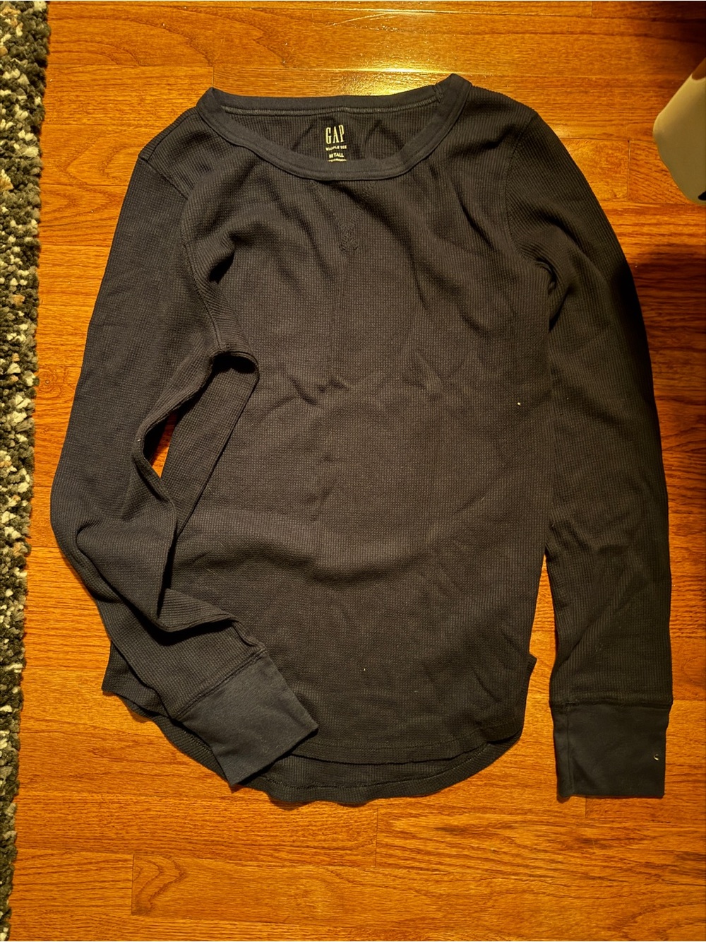 GAP Long-Sleeve Thermal Shirt - Navy